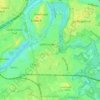 Mapa topográfico 23564, altitud, relieve