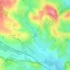 Mapa topográfico Ponthir, altitud, relieve
