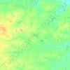 Mapa topográfico Gorom-Gorom, altitud, relieve