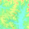 Mapa topográfico Santa Claus, altitud, relieve