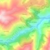 Mapa topográfico Villar de Sapos, altitud, relieve