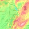 Mapa topográfico Virginia, altitud, relieve