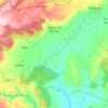 Mapa topográfico Miedes de Atienza, altitud, relieve