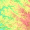 Mapa topográfico La Ferrière, altitud, relieve