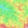 Mapa topográfico Vallière, altitud, relieve