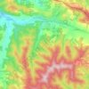 Mapa topográfico Veľký Lipník, altitud, relieve