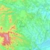 Mapa topográfico Plaine de l'Estagne, altitud, relieve