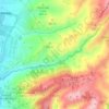 Mapa topográfico Casería de Montijo, altitud, relieve