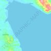 Mapa topográfico Pagapas Bay, altitud, relieve