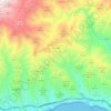 Mapa topográfico Sorvilán, altitud, relieve