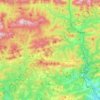 Mapa topográfico les Llosses, altitud, relieve