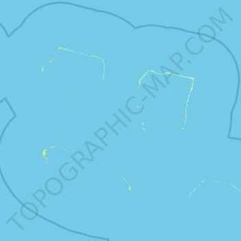 Mapa topográfico Arutua, altitud, relieve