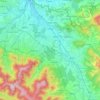 Mapa topográfico Třinec, altitud, relieve