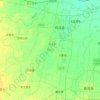 Mapa topográfico 鸡泽县, altitud, relieve