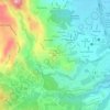 Mapa topográfico Polvorines, altitud, relieve