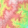 Mapa topográfico Chita, altitud, relieve