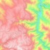 Mapa topográfico Sitabamba, altitud, relieve