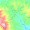 Mapa topográfico Carratraca, altitud, relieve