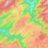 Mapa topográfico Lieg, altitud, relieve