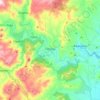 Mapa topográfico Fanzara, altitud, relieve