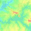 Mapa topográfico Esparragosa de Lares, altitud, relieve