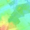 Mapa topográfico Blanken, altitud, relieve