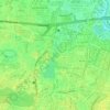 Mapa topográfico Kelapa Dua, altitud, relieve
