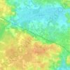 Mapa topográfico Vertheuil, altitud, relieve
