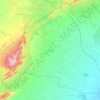 Mapa topográfico بودينار, altitud, relieve