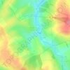 Mapa topográfico Hellering-lès-Fénétrange, altitud, relieve