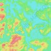 Mapa topográfico Wabaskang Lake, altitud, relieve
