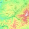Mapa topográfico 岢岚县, altitud, relieve