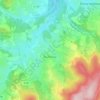 Mapa topográfico Buffières, altitud, relieve