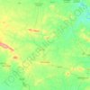 Mapa topográfico Ribeirópolis, altitud, relieve