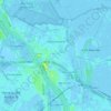 Mapa topográfico Alblasserdam, altitud, relieve