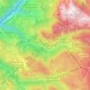 Mapa topográfico Tiers - Tires, altitud, relieve