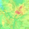 Mapa topográfico Rastorf, altitud, relieve
