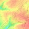 Mapa topográfico Huclier, altitud, relieve