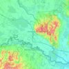 Mapa topográfico Lendava / Lendva, altitud, relieve