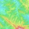 Mapa topográfico Morga, altitud, relieve