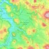 Mapa topográfico Saint-Germain-Laprade, altitud, relieve