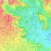 Mapa topográfico Zona 5 de Villa Nueva, altitud, relieve
