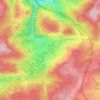 Mapa topográfico Recht, altitud, relieve