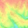 Mapa topográfico Ambricourt, altitud, relieve