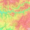 Mapa topográfico Réserve naturelle d'intérêt géologique du département du Lot, altitud, relieve