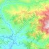 Mapa topográfico Sabanillas, altitud, relieve