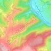Mapa topográfico Kastel-Staadt, altitud, relieve