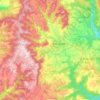 Mapa topográfico 25280, altitud, relieve