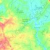 Mapa topográfico Saint-Mars-d'Égrenne, altitud, relieve
