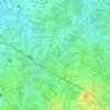Mapa topográfico Talon Tres, altitud, relieve